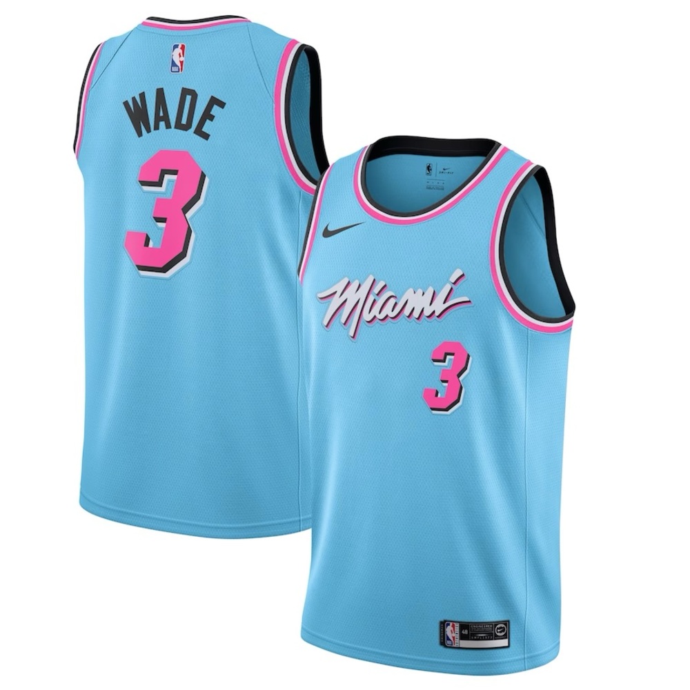 Nike Miami Heat Oficial Dwyane Wade Jersey